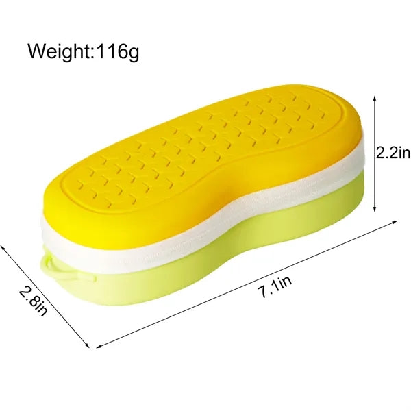 Portable Silicone Swim Goggles Storage Box