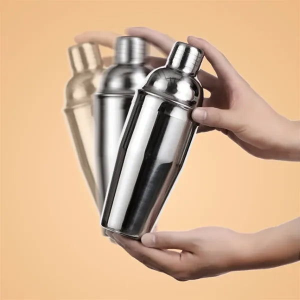 7-Pc Leakproof Stainless Steel Cocktail Set with Storage Bag