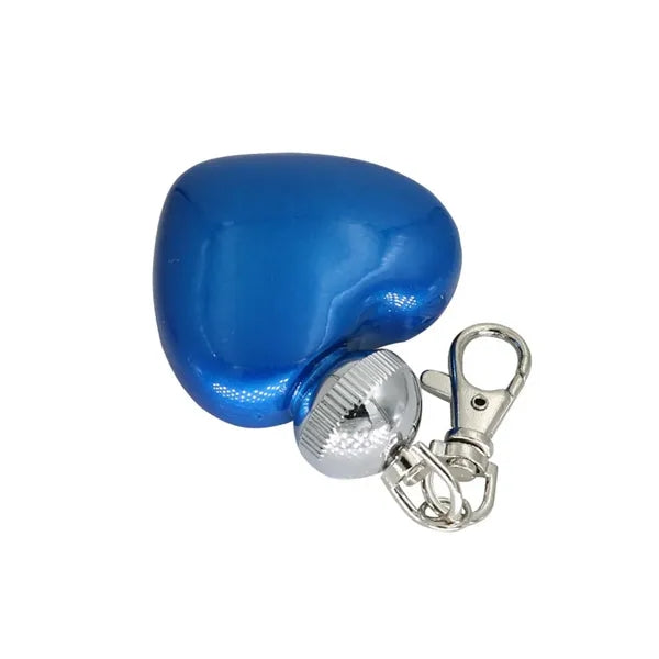 1oz Heart-Shaped Leakproof Stainless Steel Keychain Flask
