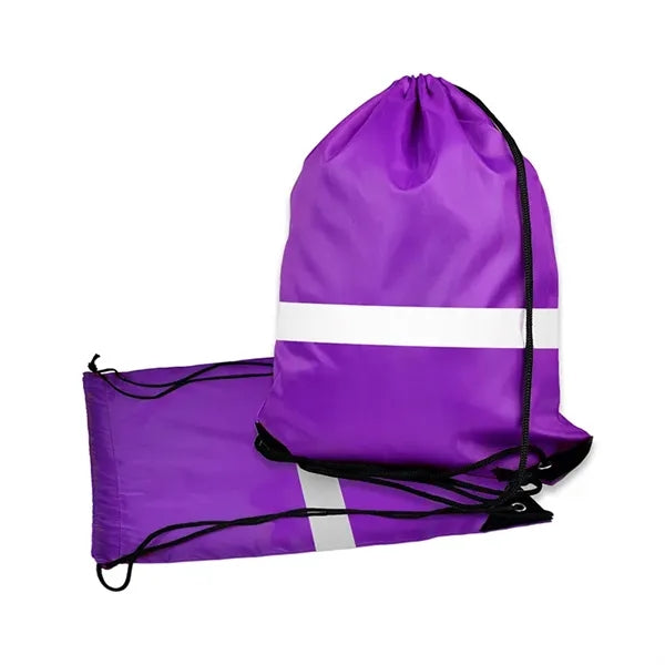 Outdoor Reflective Drawstring Bag