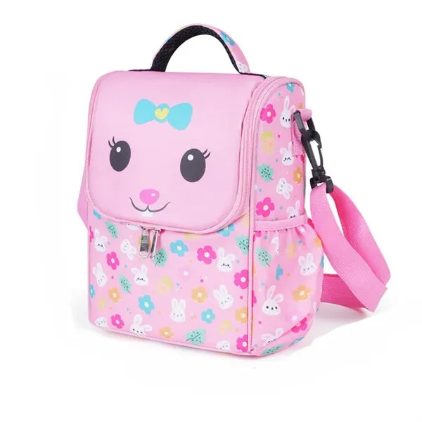 Cute Cartoon Animal Faces Lunch Bag