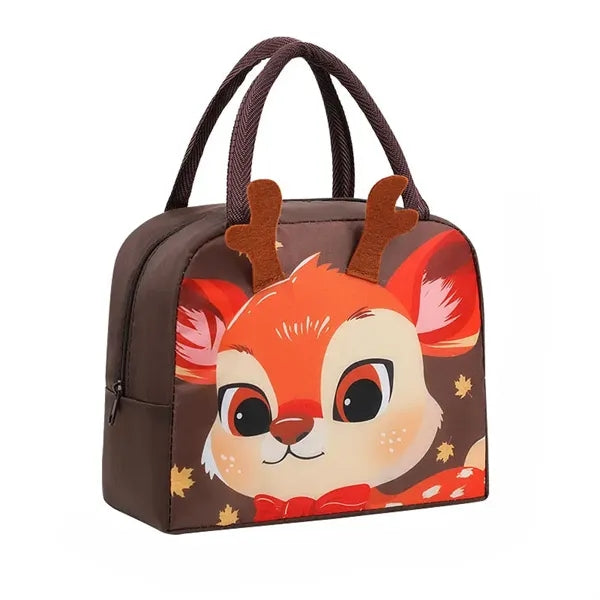 Cute Cartoon Animal Faces Cooler Bag