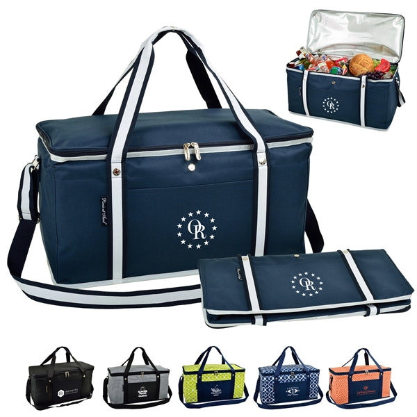 Collapsible Cooler with Steel frame/Side Supports-72 Cans