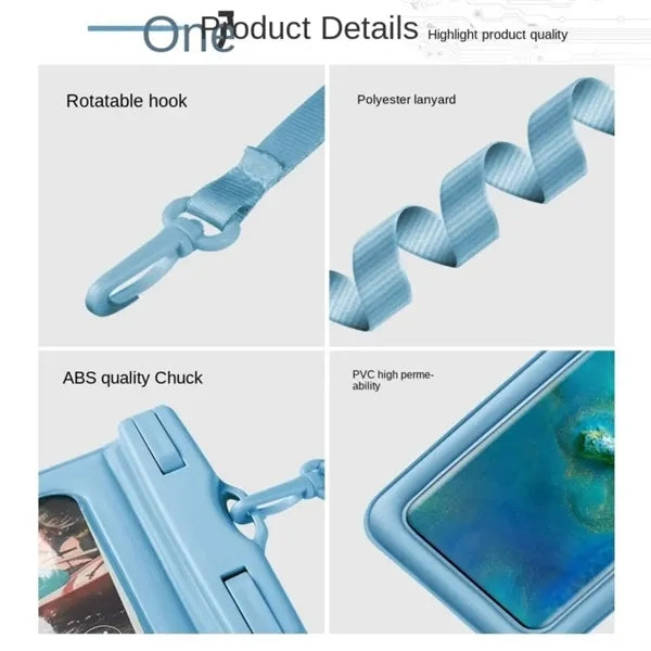 Waterproof Phone Pouch for Beach Use