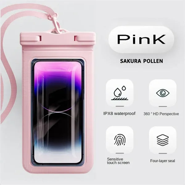 Waterproof Phone Pouch for Beach Use