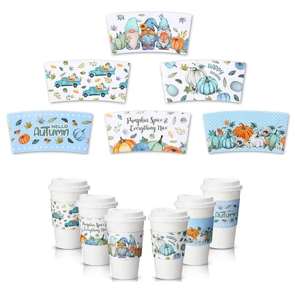 Disposable Kraft Paper Coffee Cup Sleeves