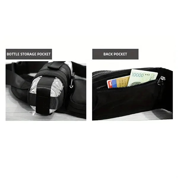 Water Bottle Waist Bag Casual Fanny Pack for Outdoor