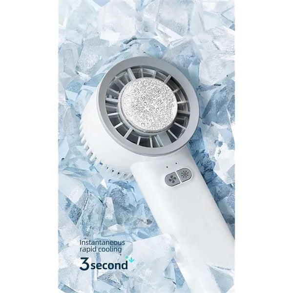 Handheld Portable Ice Pack Refrigeration Fan