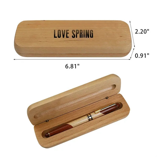The vintage pen case for wooden fountain pens