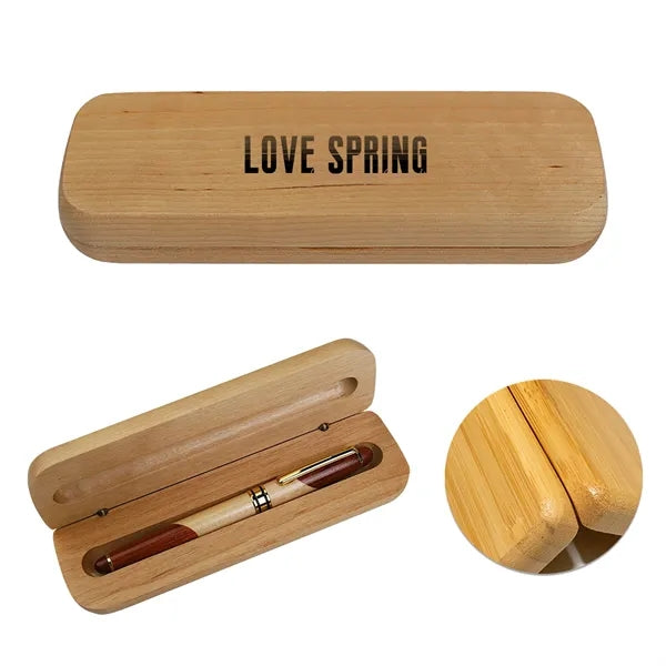 The vintage pen case for wooden fountain pens