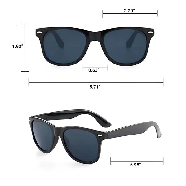 Solid Color PC Frame Sunglasses