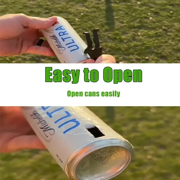 Cigar Holder Beer Opener Ball Marker in 1 Magnetic Golf Tool