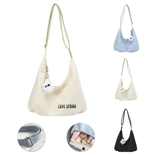 Tote Bag Shopping Grocery Canvas Crossbody Hobo Handbag "
