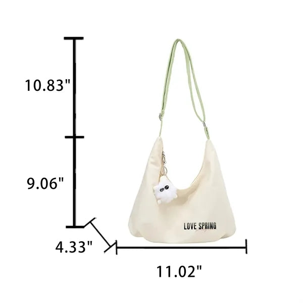 Tote Bag Shopping Grocery Canvas Crossbody Hobo Handbag "