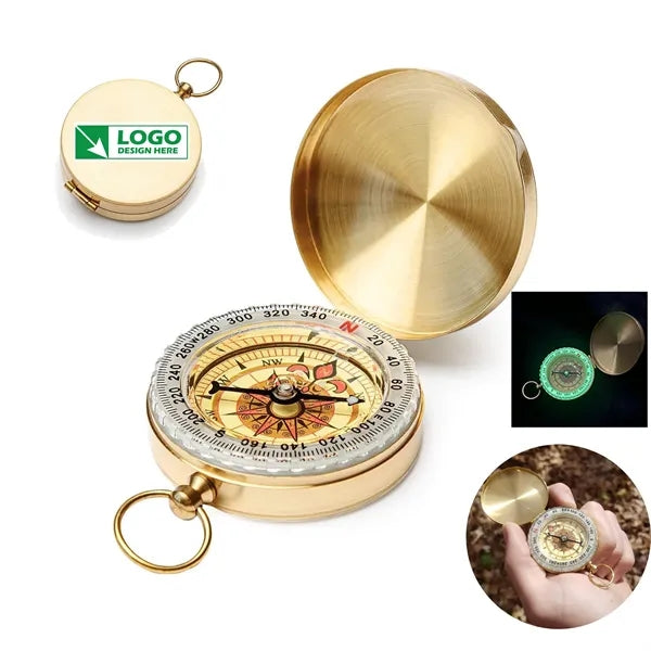 Metal Glow In Night Survival Compass