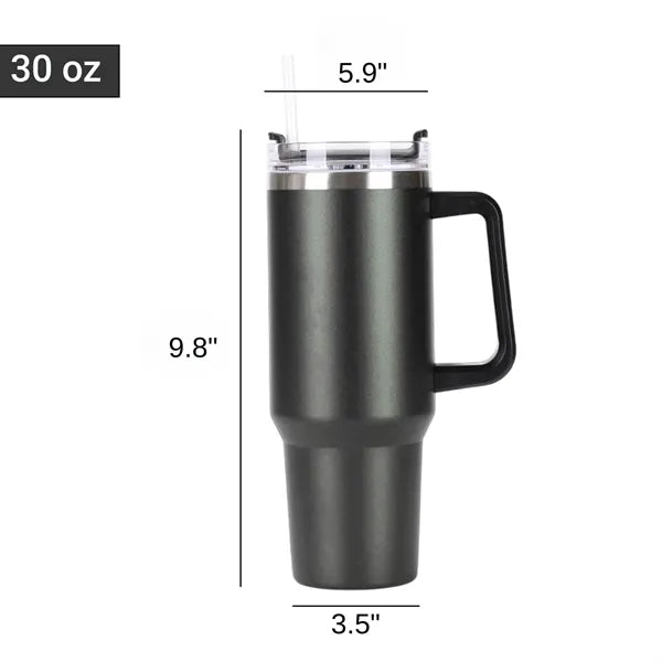 30 oz Stainless Tumbler With Handle