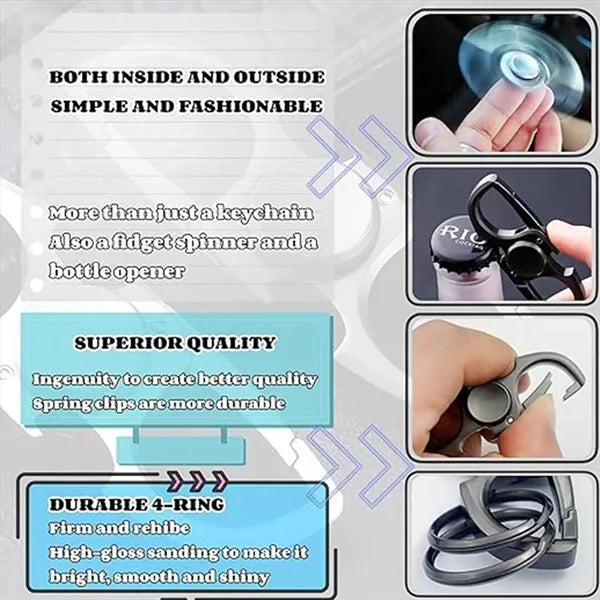 Fingertip Gyroscope Keychain