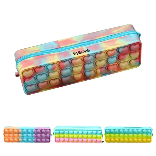 Bubble Silicone Stationery Box Pencil Case