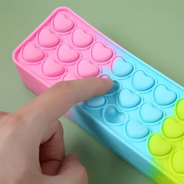Bubble Silicone Stationery Box Pencil Case