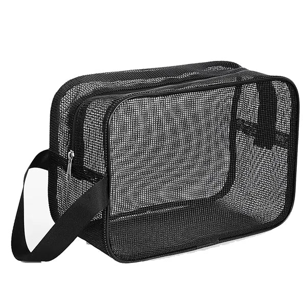 Portable Travel Mesh Toiletry Bag