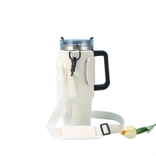 Neoprene Bottle Carrier w/ Adjustable Strap