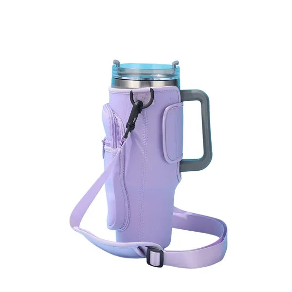 Neoprene Bottle Carrier w/ Adjustable Strap