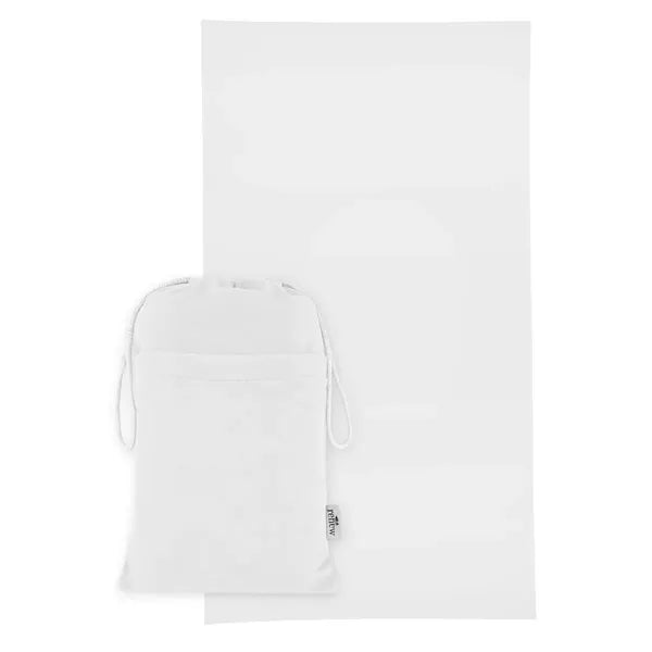 Sand-Free rPET Beach Towel With Pouch