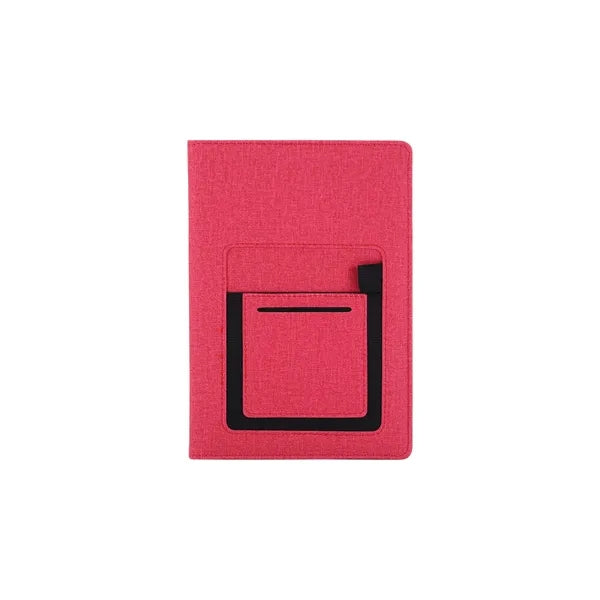 Soft Faux Leather A5 Journal with Pockets and Pen Holder