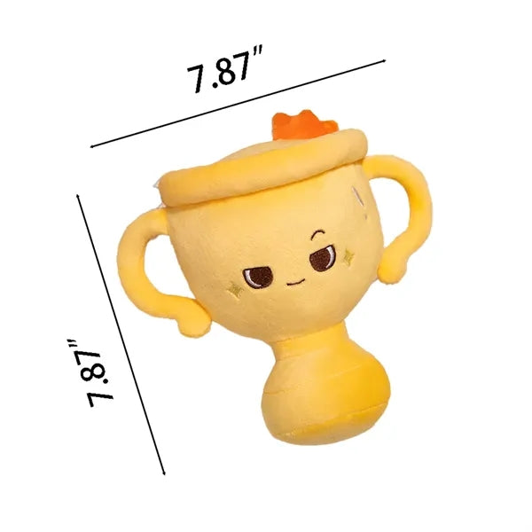 Golden Premium Soft Champion Trophy Plush Doll