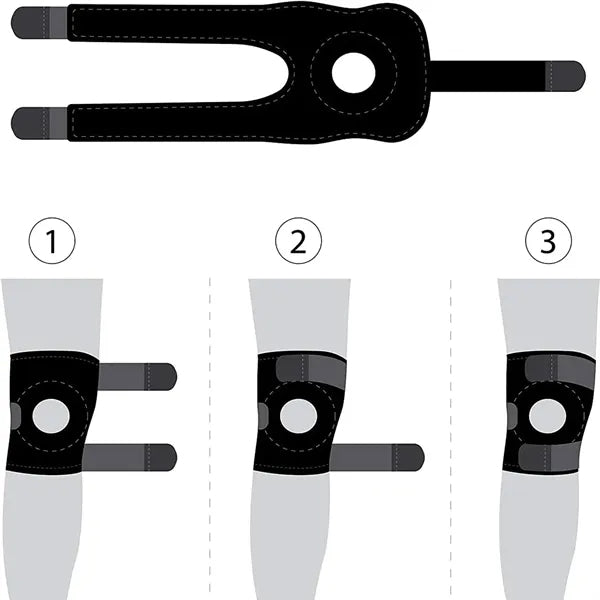 Adjustable Knee Brace with Springs