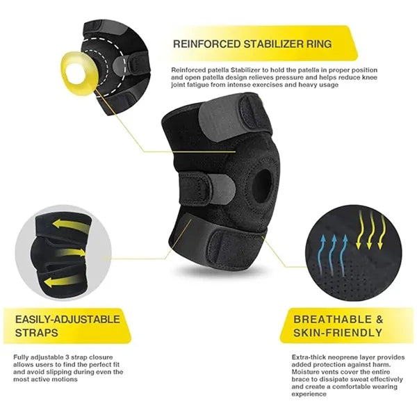 Adjustable Knee Brace with Springs