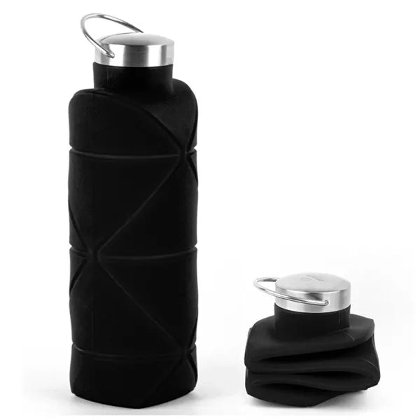 16Oz Silicone Collapse Water Bottle & Foldable Water Bottle