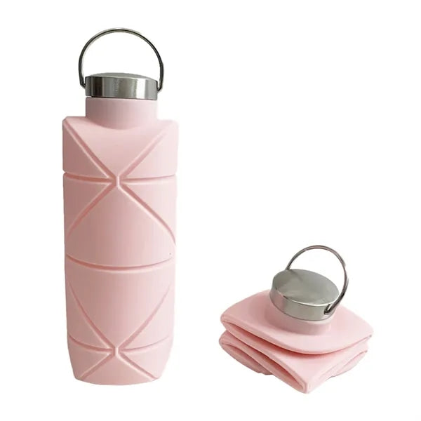 16Oz Silicone Collapse Water Bottle & Foldable Water Bottle