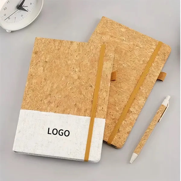 Eco-friendly Soft Wood Grain Spliced Notebook