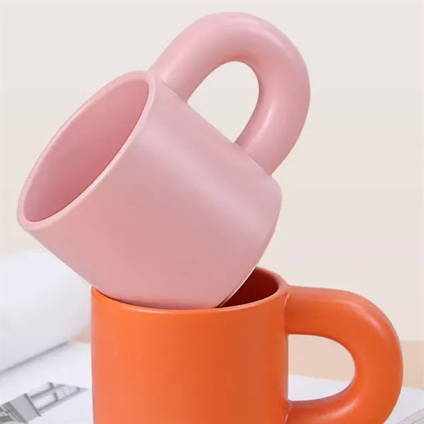 14 Oz. Large Handle Ceramic Coffee Cup Mug