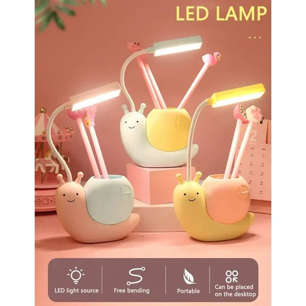 Adjustable Gooseneck USB Rechargeable Eye-Care Desk Lamp