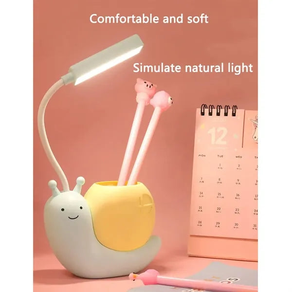 Adjustable Gooseneck USB Rechargeable Eye-Care Desk Lamp