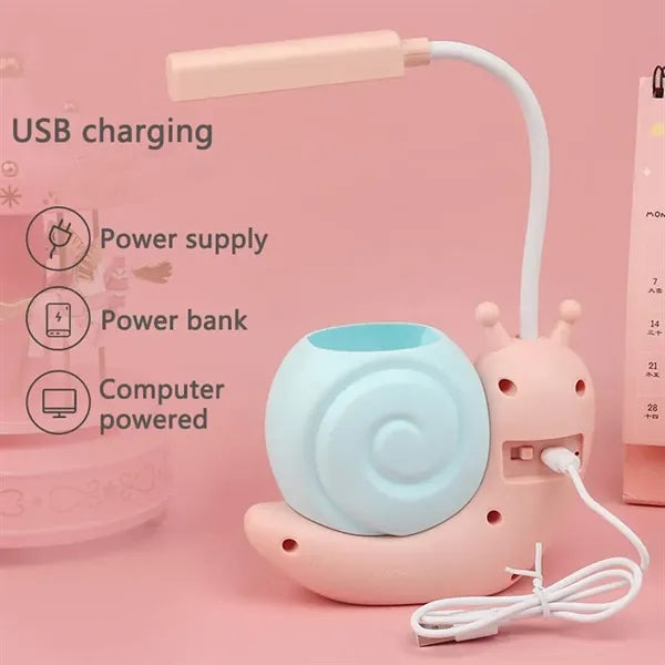 Adjustable Gooseneck USB Rechargeable Eye-Care Desk Lamp