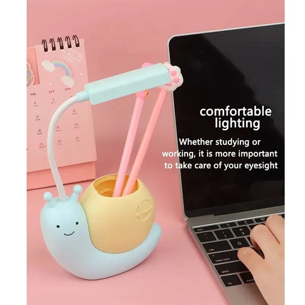 Adjustable Gooseneck USB Rechargeable Eye-Care Desk Lamp