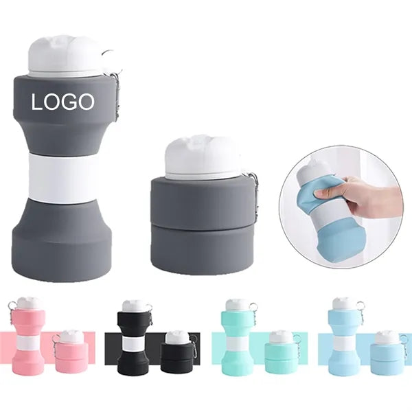 Portable Travel Silicone Folding Water Bottle