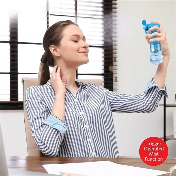 Handheld Fan with Spray