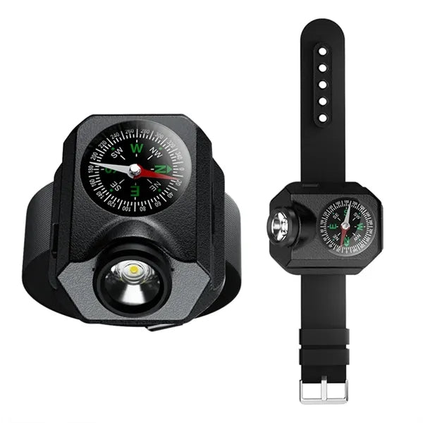 USB Charging Wrist Light With Compass
