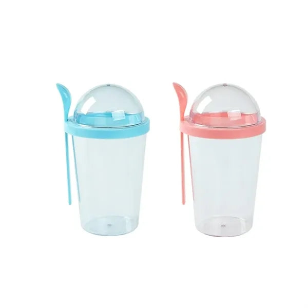 13Oz. Portable Yogurt & Cereal To-Go Cup with Spoon