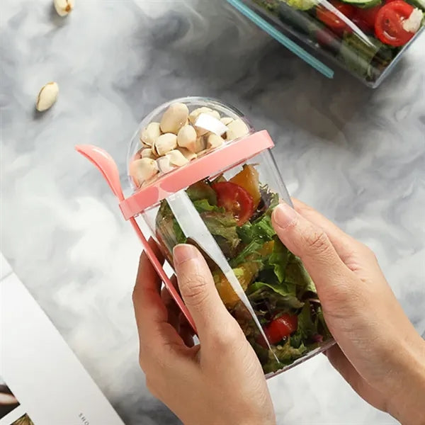 13Oz. Portable Yogurt & Cereal To-Go Cup with Spoon