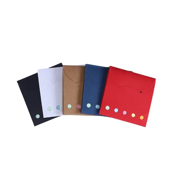 5-Color Sticky Flags & Memo Pad Booklet