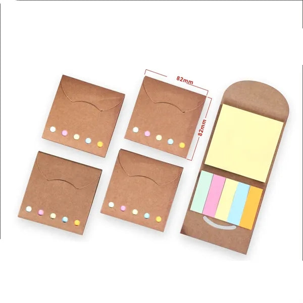 5-Color Sticky Flags & Memo Pad Booklet