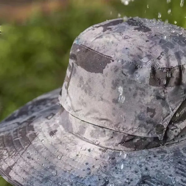 Solar Powered Cooling Sun Hat with Neck Flap