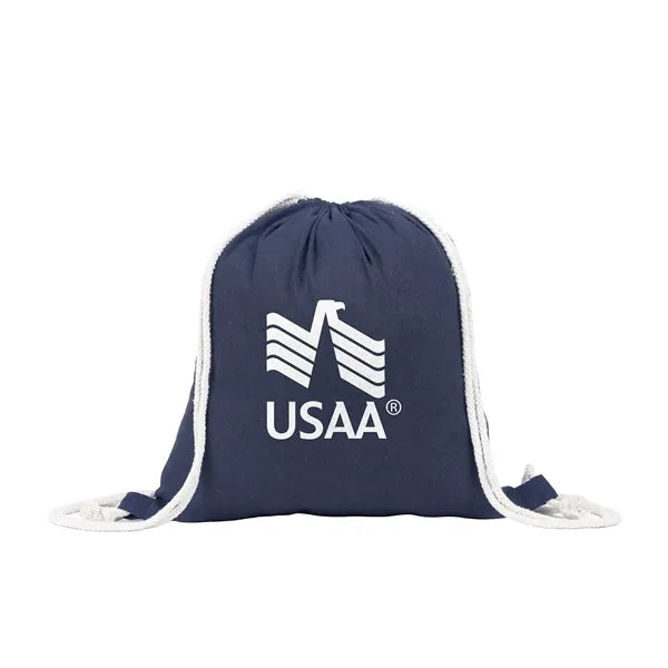 Recycled Threads Drawstring Bag