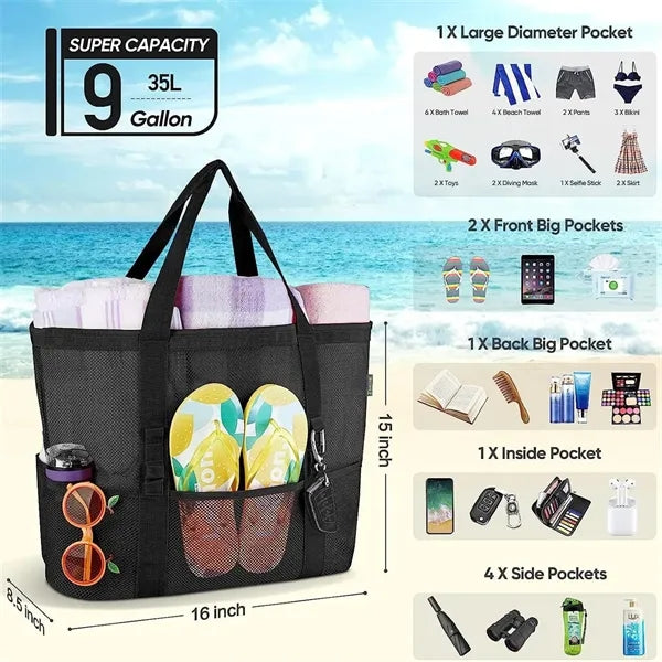 Mesh Beach Tote Bag