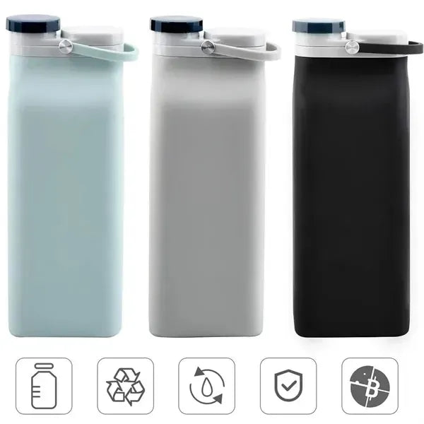 Portable Foldable Silicone Water Bottle